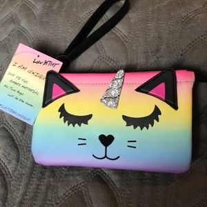 NWT-1 OF A KIND- ombre CAT UNICORN DOUBLE WRISTLET